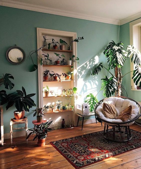 How to match curtains and the rug to each other?